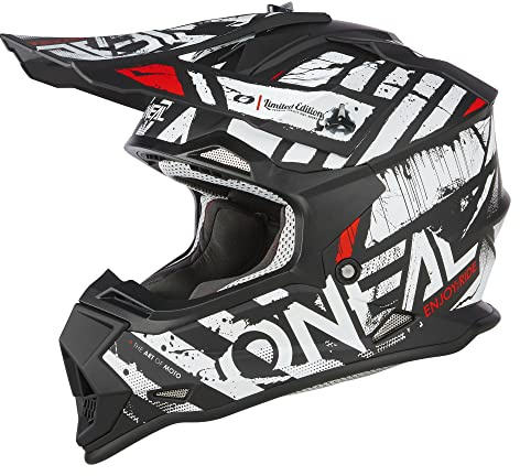O'Neal 2 SRS Helmet Youth Glitch Black/White, MD