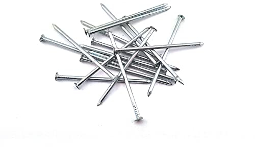 50x Stahlnägel Verzinkt Nägel Geriffelt Gerillt Gehärtet 8.0x300mm