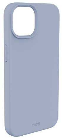 Puro Schutzhülle aus Silikon, kompatibel mit Apple iPhone 14 Plus, Hellblau
