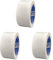 Ruban toilé américain blanc – 50 mm x 25 mètres – imperméable – réparation et bricolage – isolant – utile également pour piscines et moustiquaires et tuyaux en caoutchouc et plastique, Paquet de 3