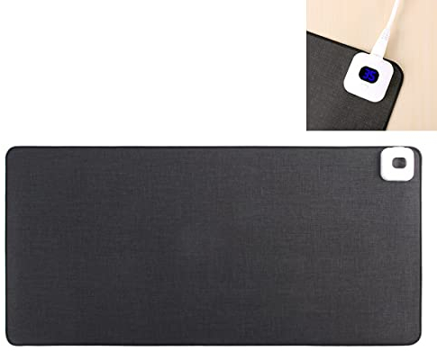 LANMOU Tapis de Souris XXL Chauffant, Tapis de Bureau avec Affichage de la Température, Tapis de Souris Gaming avec contrôle Tactile, étanche, pour Jeux de Bureau/Maison
