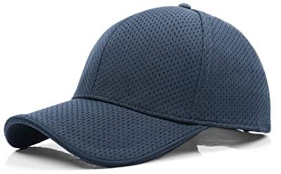 Zylioo M-L Running Sport Kappe Basecap Großer Kopf Outdoor Mesh Atmungsaktiv Baseballkappe Walking Cappy Baseball Cap