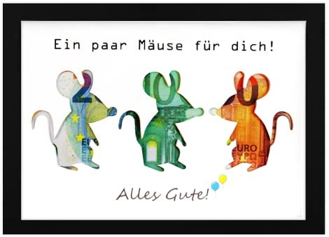 Frexpor Geschenkverpackung für Geldgeschenke zum Geburtstag, Lustige Geldgeschenk Verpackung, Coole Geld Geschenk, DIN A5 (Schwarz)