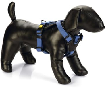 Beeztees Premium Parinca Y-Geschirr - Hundegeschirr - Nylon - blau - 38-