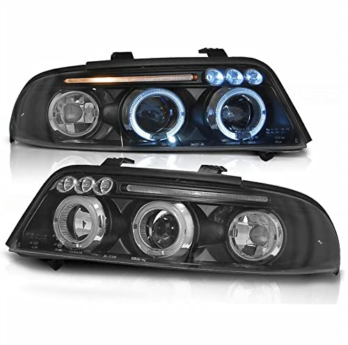 Angel Eyes Scheinwerfer Set in schwarz für Audi A4 01/1999-09/2000 Facelift