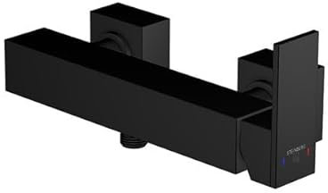 Steinberg Serie 160 Duscharmatur, Aufputzthermostat, 1 Verbraucher, 1601210, Farbe: Mattschwarz