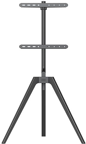 Ttap TRIPOD-BLACK TV Stand with Bracket for up to 65 inch TVs - Black