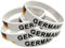 TARIFA UNITED 5 armbänder silikon Germany Souvenirs Deutschland Kette silikon armbänder Souvenir Deutschland Weiss
