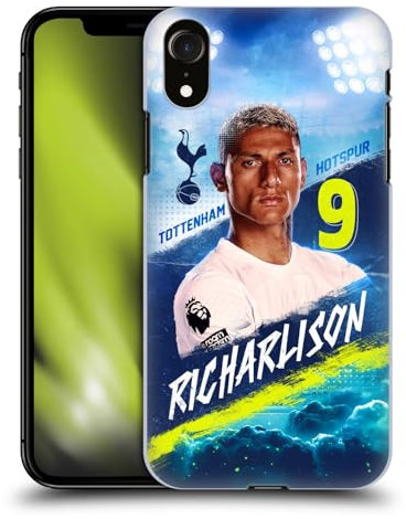 Head Case Designs Officially Licensed Tottenham Hotspur F.C. Richarlison 2023/24 First Team Hard Back Case Compatible With Apple iPhone XR