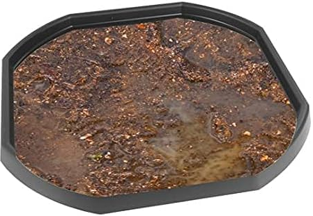 Mud Effect Vinyl Tuff Tray Insert - 86 x 86 cm - Ideal for Large Tuff Spot Tuff Tray - Tuff Tray NOT Included