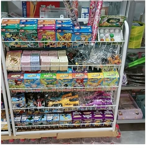 Snack-Regal im Supermarkt Industriell Schlank Snackregal/ Supermarkt-Regal, Gebrauchsgegenstand Stehend Aufbewahrungswagen Für Speisekammern/ Korb, Süßigkeiten/ Kartoffelchip-Organizer-Ständer Für Lad