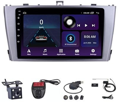 Android 12 Autoradio Stereo für Toyota Avensis T25 T27 2002 - 2008, 9 Zoll Auto Radio Touch Display mit Carplay Android Auto/Bluetooth/FM AM RDS/DSP/Lenkradsteuerung/Rückfahrkamera ( Color : M150S WIF