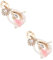 DEARMAMY 2St Schlüsselanhänger Phone Charm Handyanhänger keysersdünger schlüsselringe perlenanhänger Keyring Armbänder Taschenanhänger Hängende Verzierung für Taschen Zinklegierung Rosa