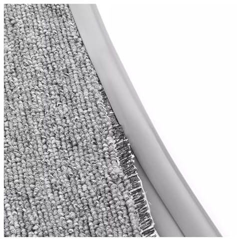 Long Carpet Edge Trim, Waterproof Self Adhesive PVC Floor Door Mat Edge Strip Rug Edging Protection Flooring Transition Strip, Flexible Cuttable High Traffic Area Home Hotel Office Doorway Strip(Lengt