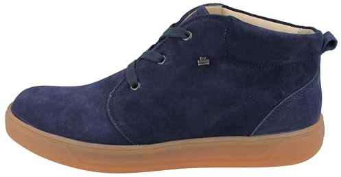 Finn Comfort FINNCO Mantua Damen und Herren Halbschuhe knöchelhoch blau Nubukleder