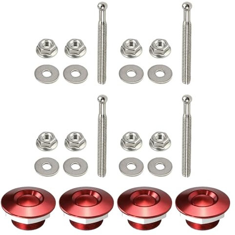 Hrtyvhin Perni per auto, serratura 25 mm, chiusura rapida per auto, perno di spillo, cofano