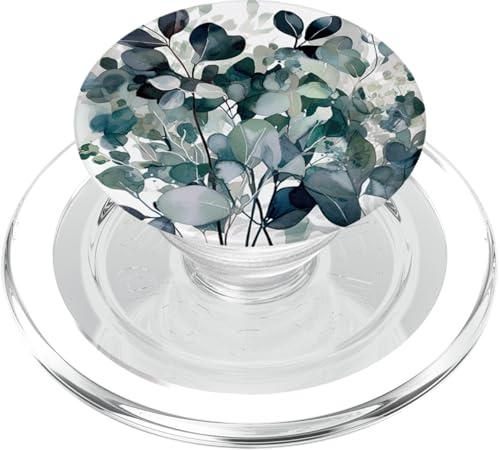 Eukalyptus Blumen Garten Muster Flora und Fauna PopSockets PopGrip für MagSafe