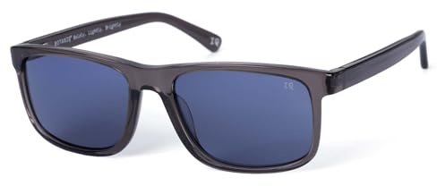 Botaniq Rechteckig Acetat Brille in Grau für Herren | optional mit Sehstärke (Modell BIS-7012-108)