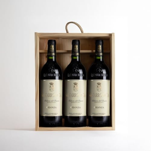 Matarromera Crianza Tinto D.O. Ribera del Duero 3x75 cl Caja Madera | 100% Tempranillo · Perfecto con ibéricos y quesos curados · Top 100 Wine Spectator · Ideal para regalo