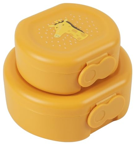 Trixie Kids Snack Box, Lunchbox Kinder Dose Kindergarten Jungen und Mädchen | Kleine Brotdose mit Fächern und Unterteilung für Kita und Schule, robuste Brotbox Vesperdose Frühstücksbox