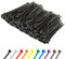 Gocableties Kabelbinder 1000 Stück Schwarz, 200 mm x 2,5 mm mit 8,1 kg Zugfestigkeit, UV Beständig Set