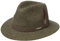 Stetson Powell Traveller Filzhut Herren - Hut wasserabweisend und widerstandsfähig (Asahi Guard) - Made In EU - Wollfilzhut meliert - Outdoorhut Sommer/Winter Oliv-meliert M (56-57 cm)