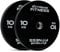 EXTREME FITNESS® RUBBER BUMPER OLYMPIC WEIGHT PLATES for Weightlifting 2 (10KG Pair)