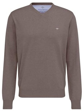 Fynch-Hatton Men's Pullover, V-Neck Jumper, Brown (Earth 860), XX-Large