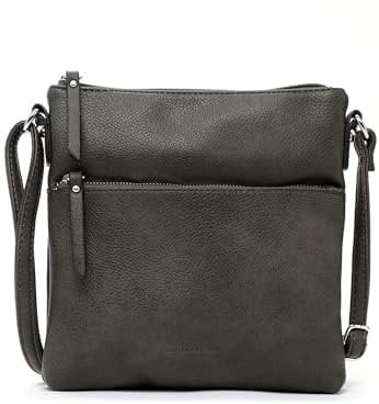 Emily & Noah Umhängetasche E&N Emma 61720 Damen Handtaschen Uni grey 800