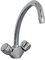 ENKI, Richmond, KT022, Chrome, Kitchen Basin Sink Mixer Taps, Dual Flow, Solid Brass, Easy Clean, Traditional Design, Easy to Install, 1-Year Guarantee