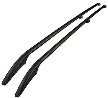 OMAC Dachreling kompatibel mit Ford Transit Tourneo Custom 2012-2024 L2 Langer Alu Schwarz