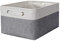 Yieseang Faltbare Aufbewahrungsbox aus Stoff,Aufbewahrungskorb Groß mit Griffen,Schrank Organizer,Stoff Faltbox für Kleidung,Spielzeug,Kinderzimmer,Regal,Schrank,Kinderzimmer(Weiß/Grau,40x30x20cm)