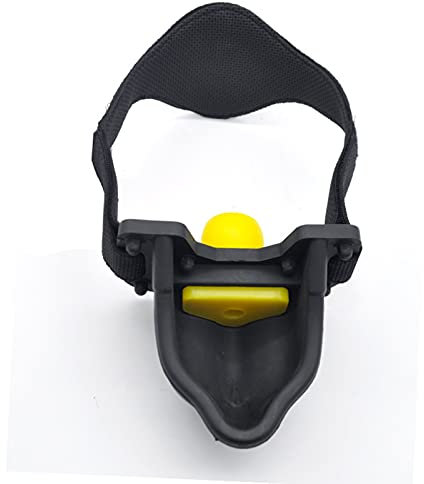 TangQian Urinoir en Silicone Pisse Gag Bouche Gag avec 4 Pièces Boule Gag, Harnais Gay Jeux Adultes Esclave BDSM Sex Jouets pour Femmes Homme(Color:Une.)
