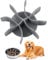 HAPPY HACHI Dog Slow Feeder Bowl Insert，Cuttable Slow Feeder Insert to Slow Down Eating with Strong Suction Cups，Compatible with Most Bowl，Dry Wet Food Anti Gulp
