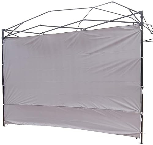 NINAT Baldachin, Sonnenwand, Seitenwand, Pavillons, Zelt, wasserdicht, für 2,4 x 2,4 m, Pop-Up-Baldachin, gerades Bein, Pavillons, Outdoor, sofortige Vordächer, 1 Stück, Grauer Baldachin, nur