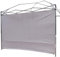 NINAT Baldachin, Sonnenwand, Seitenwand, Pavillons, Zelt, wasserdicht, für 2,4 x 2,4 m, Pop-Up-Baldachin, gerades Bein, Pavillons, Outdoor, sofortige Vordächer, 1 Stück, Grauer Baldachin, nur