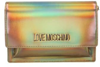 Love Moschino Damen Schultertasche, Platino
