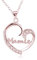 GUOYU Cadeaux Mamie Grand-mère Collier Mamie Femmes,Cadeau Noël pour Mamie,Cadeaux Fête des mères pour Mamie,Cadeau d'anniversaire Femme (Or Rose)