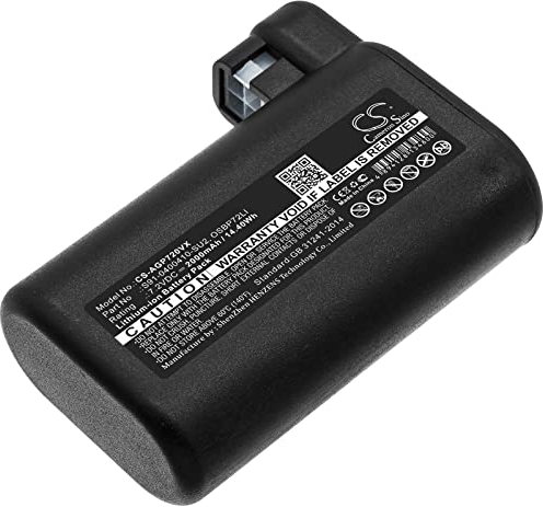 TECHTEK Batterie 2000mAh Compatible avec [Electrolux] 900257877, 900257983, 900258192, 900258193, 900258312, 900277252, 900277253, 900277254, 900277264, 900277267, 900277292, 900277466, 900277469 FBA