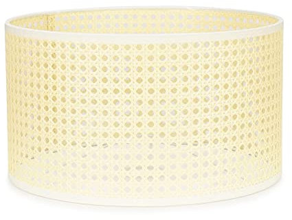 MiniSun | Large Modern Cream Rattan Lamp Shade | Lamp Shades, Home Décor & Improvement Essential | 350cm Shade Width
