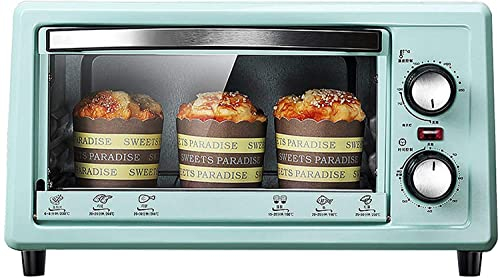 RKYRRKI Mini Forno Elettrico Multifunzionale , Forno Elettrico per Torte retrò Forno Elettrico , Forno a microonde con Rivestimento in Acciaio Inossidabile Intelligente Utile