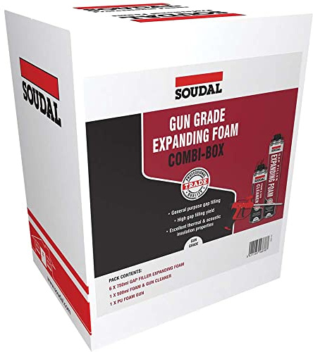 Soudal Gap Filler Expanding Foam Combibox