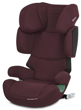 CBX by CYBEX Kinder-Autositz Solution X i-Fix, Für Autos mit und ohne ISOFIX, Ab ca. 3 bis 12 Jahre (100 - 150 cm), Ab ca. 15 bis 50 kg, Rot