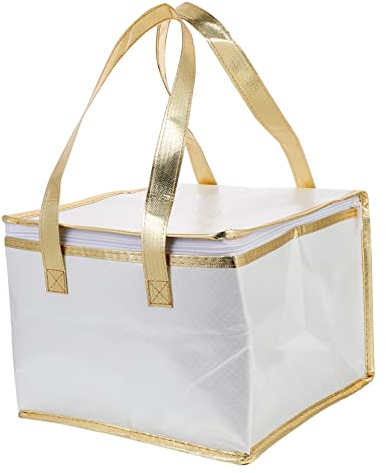 Mobestech Kühltasche Für Torten 1-Teilige Verpackung Isolierbeutel Plastiktüten Großer Behälter Große Eisbeutel Pizza-Kühltasche Kuchen-Tragetasche -Einkaufstasche Isolierte Torte