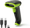Eyoyo Barcode Scanner 1D 2D QR Handheld, Code Scanner 3 in 1 Verbindungsart Bluetooth 2.4G Wireless USB Kabel, Barcode Leser mit Windows, Android, iOS, Tablets oder Computer(EY-034 Grün)