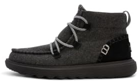 Hey Dude Reyes Boot Wool Urbane Schuhe DonnaSchwarz Schwarz