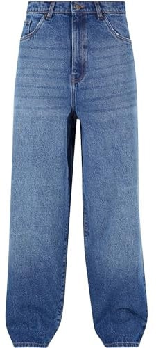 Urban Classics Heavy Ounce Baggy Fit Jeans, Pantalons Homme, New Mid Blue Washed,
