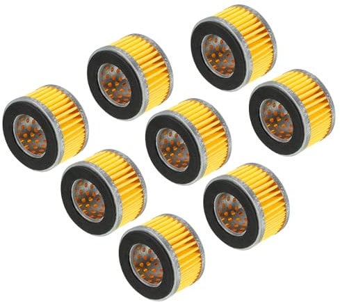 PATIKIL Replacement Compressor Air Filter Element, 8 Pack Intake Paper Filter for Air Compressors