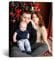 GagetElec Personalisiertes Foto auf Leinwand,Benutzerdefinierte Leinwanddrucke mit Ihren Fotos,Kundenspezifische Weihnachtsdekorationen Bild,Weihnachtsgeschenke für Familie und Freunde