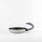 Padella antiaderente in acciaio Inox MADE IN ITALY W°pots Moderna Smart Ametista con manico curvo ergonomico (24 cm)
